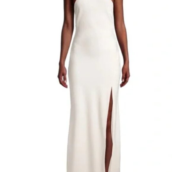 Misha Posey Gown in Ivory - Picture 3 of 6